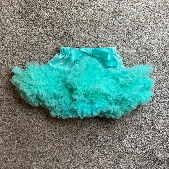 Tutu 2-Piece Bundle Pink Ombré and Teal Sz Small or 5/6 - Picture 6 of 9